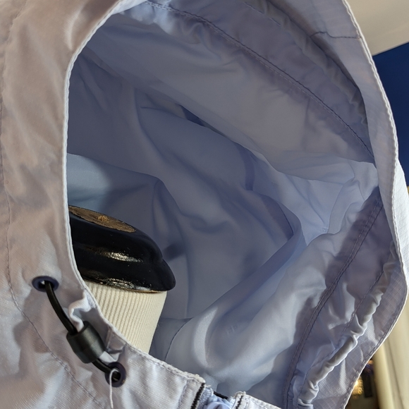✓Columbia packable hooded windbreaker S blue - Picture 2 of 16